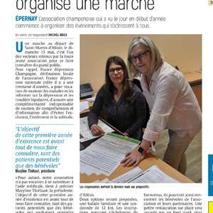 Article de presse ´France dépression organise une marché’ Image 1
