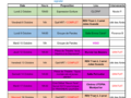 Planning octobre 2023 Montpellier